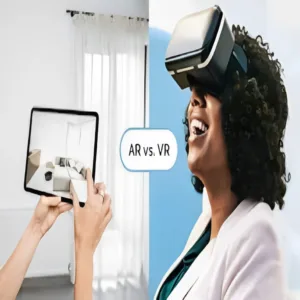 Difference between VR and AR.